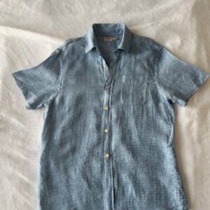 Faherty - Men's Short-Sleeve - Medium - 100% Linen - New Perfect (Without Tags)